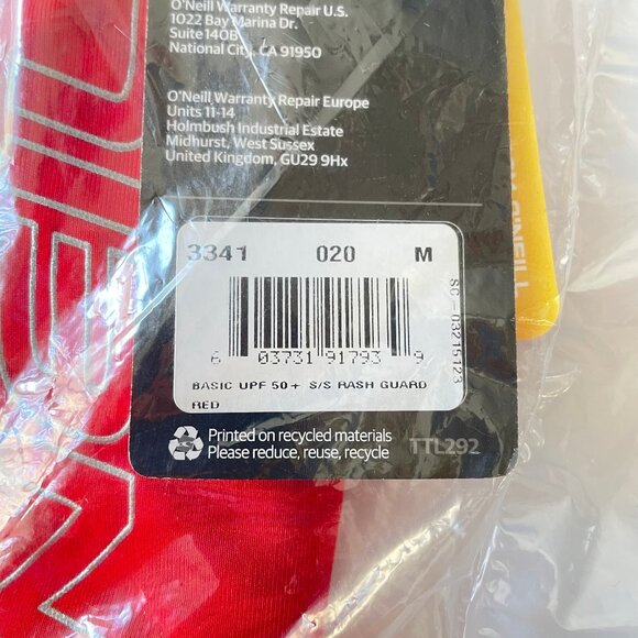 O'Neill Basic UPF 50+ Skins NEW S M Short Sleeve Surf Swim Rash Guard Sun Shirt - Picture 16 of 16